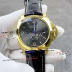 VS Factory Panerai Pam1115 Luminor 1950 3 Days Yellow Gold Grey Face Replica Watch